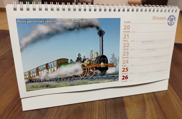 Stolní kalendář 2023 Zajímavosti Moravy
