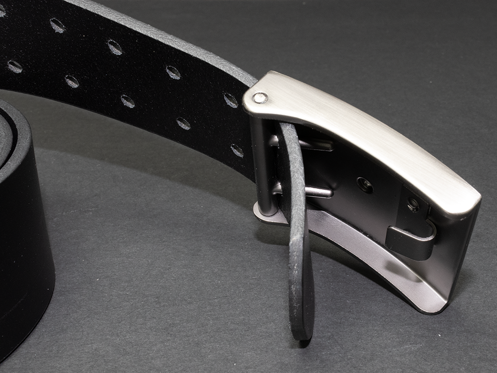 Kožený vojenský opasek MORAVA, s 3D moravskou orlicí