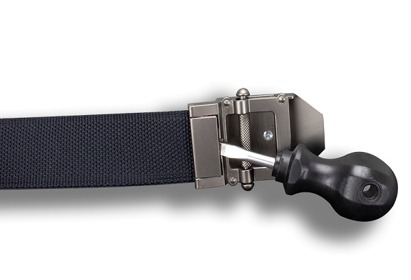 Textilní opasek černý MORAVA - DÁRKOVÉ BALENÍ