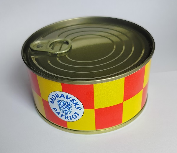 Textilní opasek černý MORAVA - DÁRKOVÉ BALENÍ