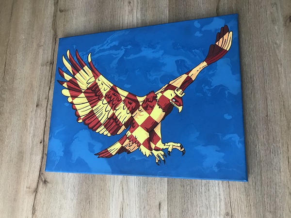 Moravská orlice 2023, akryl