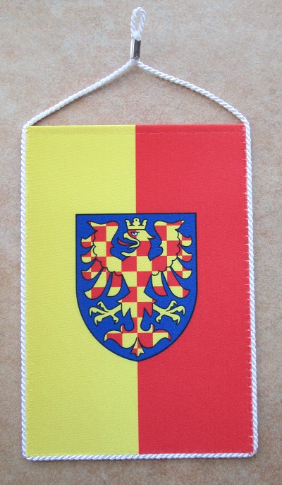 Stolní vlaječka Moravy 11 x 16 cm