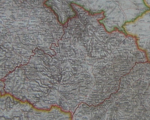 Historická mapa republika Československá 1933, 113 x 64 cm