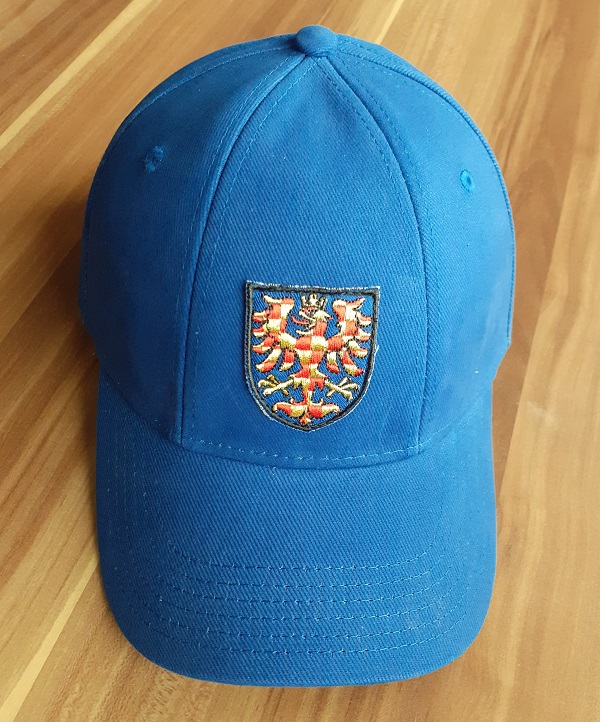 Kšiltovka s vyšívaným znakem modrá