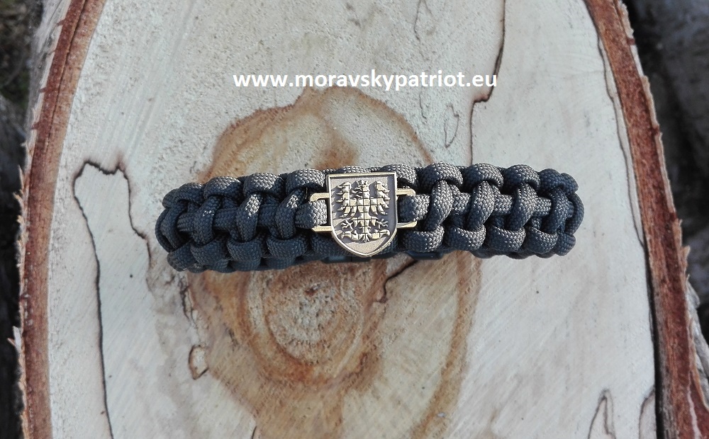 Náramek PARACORD, černý