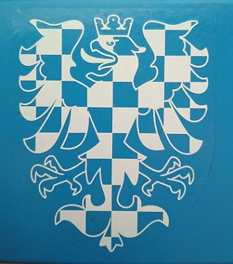 Bílá orlice na čiré fólii, 10 cm