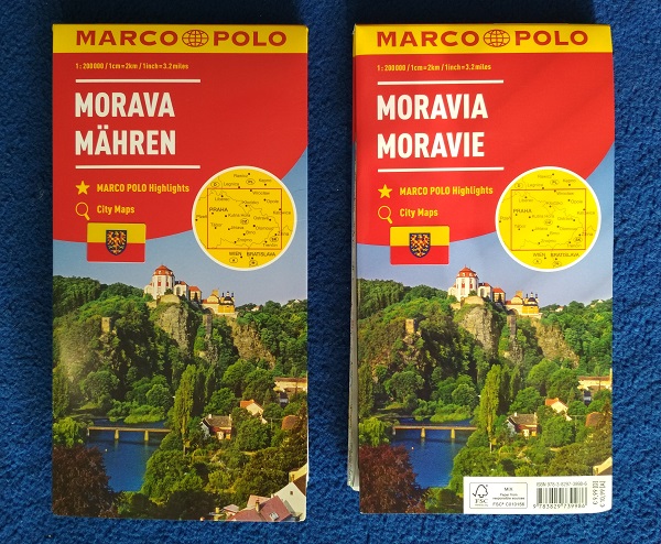 MORAVA skládací mapa 1:200 000