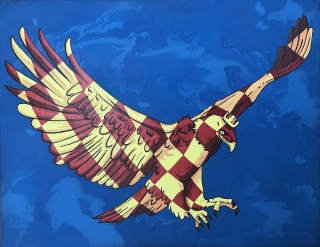 Moravská orlice 2023, akryl