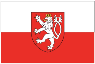 Česká vlajka 150x100 cm, karabinky