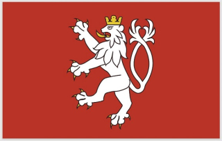 Český heraldický prapor 150x100 cm, tunýlek