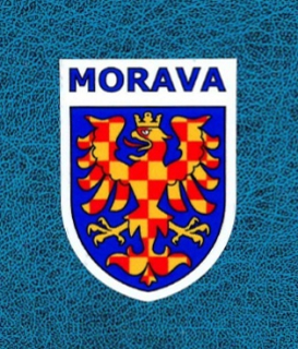 Moravský znak, 180 mm na výšku, samolepka