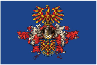 Moravský praporec s úplným znakem 150x100, tunýlek