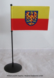 Stolní vlaječka Moravy 16 x 11 cm