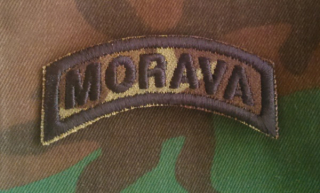 Domovenka nášivka MORAVA, vz. 95