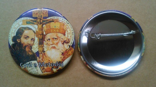 Placka malovaní Cyril a Metoděj, 56 mm