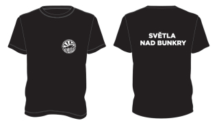 Tričko Světla nad bunkry, černá barva